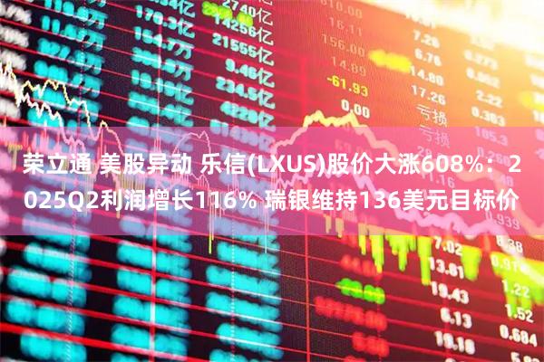 荣立通 美股异动 乐信(LXUS)股价大涨608%：2025Q2利润增长116% 瑞银维持136美元目标价