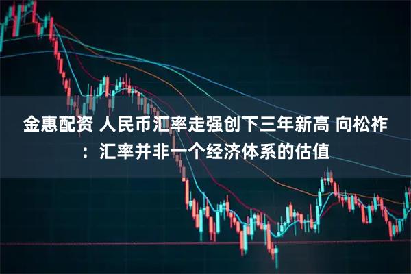 金惠配资 人民币汇率走强创下三年新高 向松祚：汇率并非一个经济体系的估值